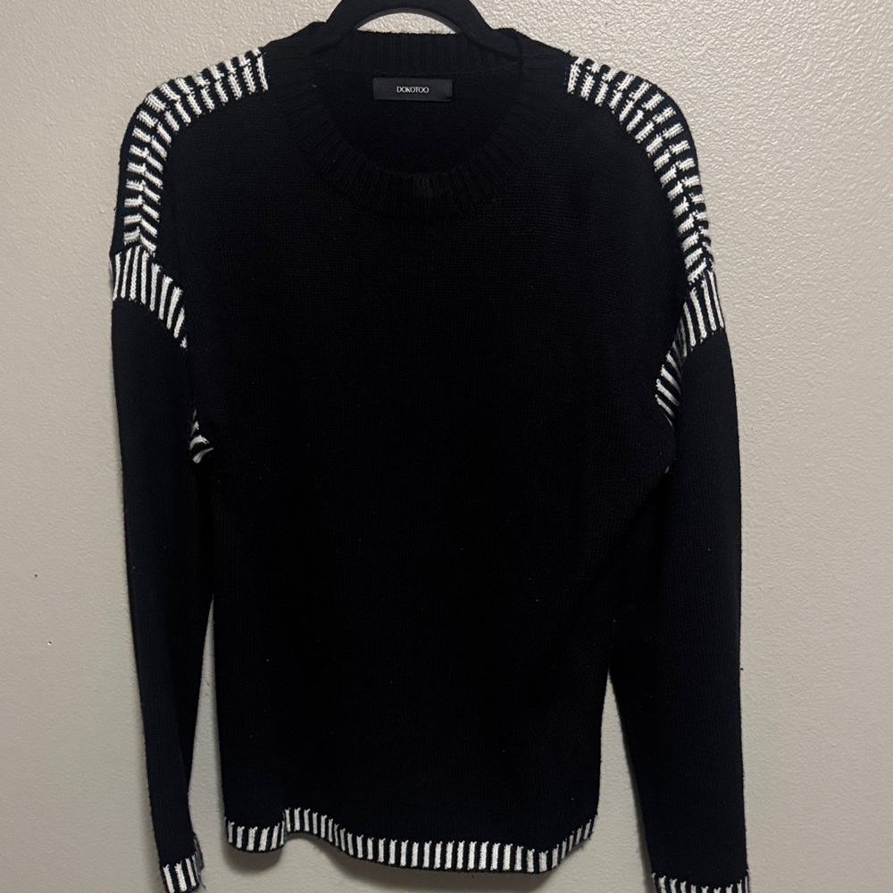 Black and White Sweater